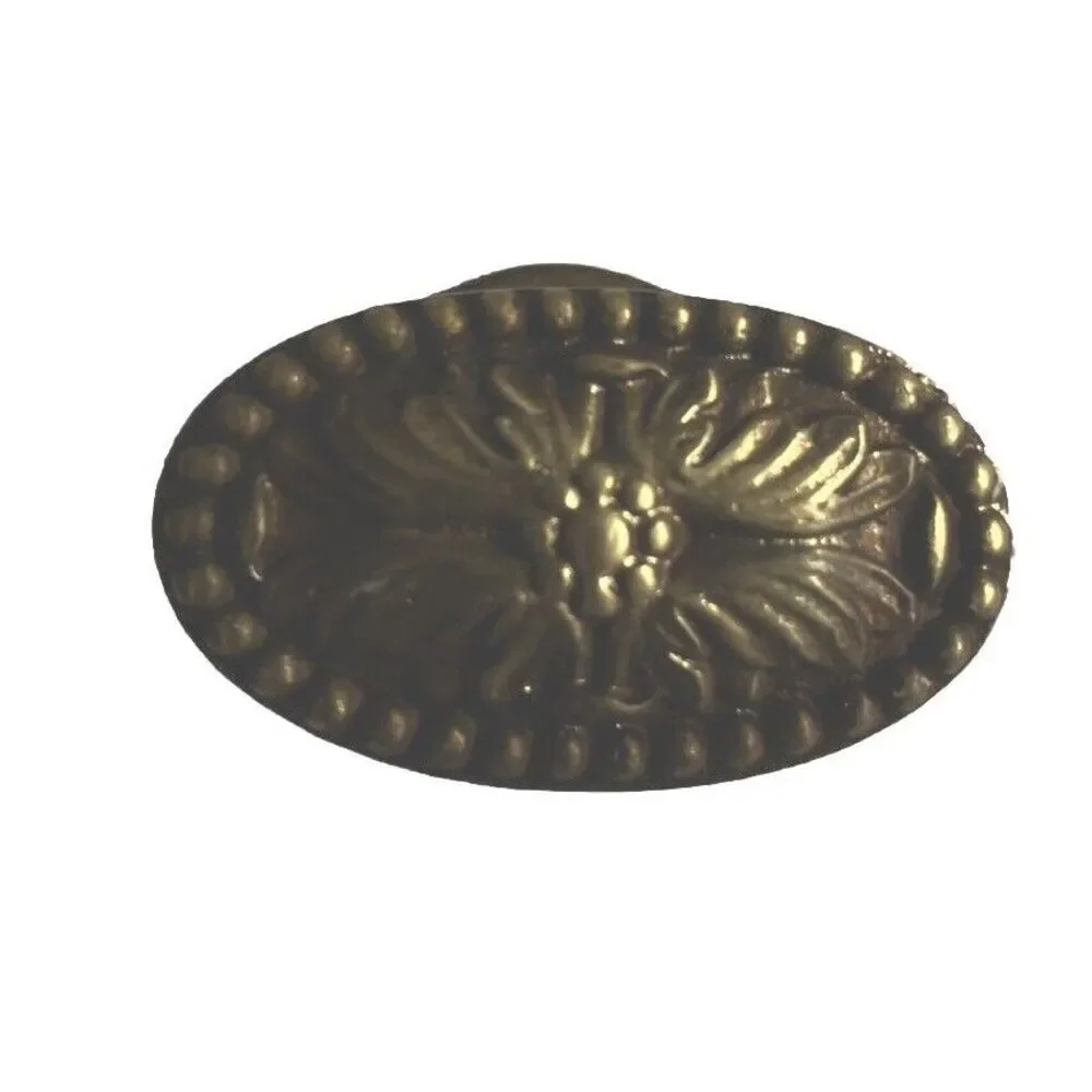 Antique Brass Gold Finish PE Guerin Door Hardware Handle,Rosette, Mounting Screw